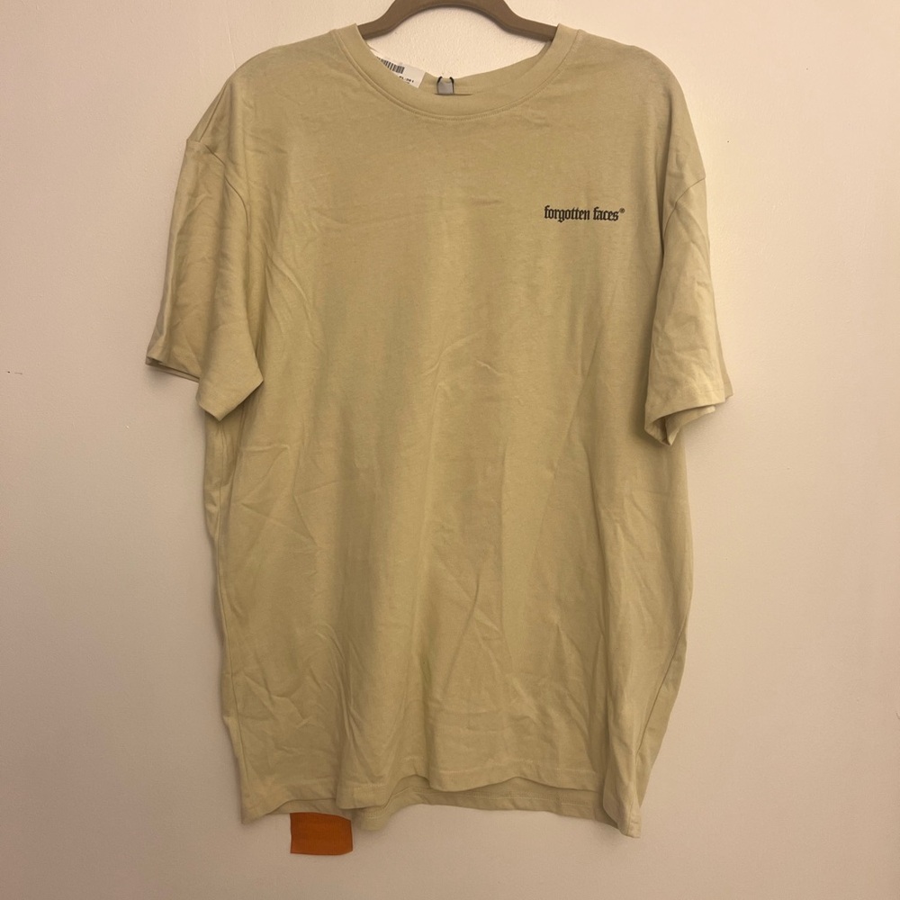 Forgotten faces Beige Long-Sleeve Top by Longclothes